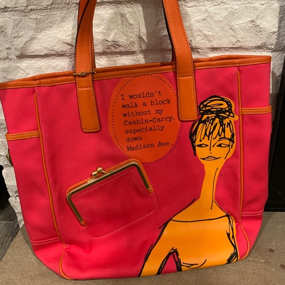 Coach Handbags - Funky Coach Tote